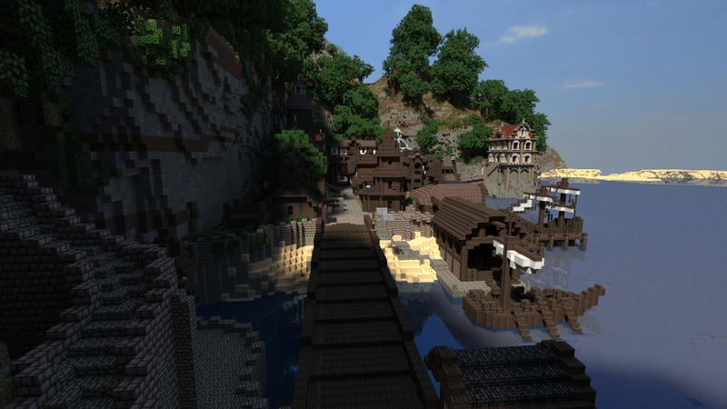 Illustration for article titled Minecraft Village Would Make a Nice Vacation Spot